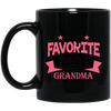 Favorite Grandma  Black Mug