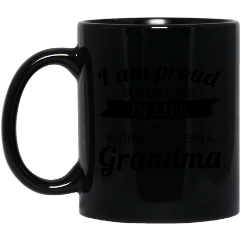 Pround Grandma  Black Mug