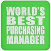 World's Best Purchasing Manager - Drink Coaster