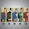 Oil Painting Canvas Super Hero Superman Batman Cartoon Modular Decoration Home Decor Modern Wall Pictures For Living Room