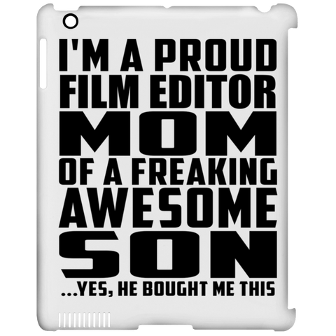 I'm A Proud Film Editor Mom Of A Freaking Awesome Son, He Bought Me This iPad Clip Case