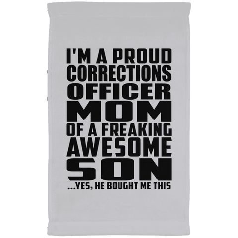 I'm A Proud Corrections Officer Mom Of A Freaking Awesome Son, He Bought Me This SUBTWL1118 Kitchen Towel