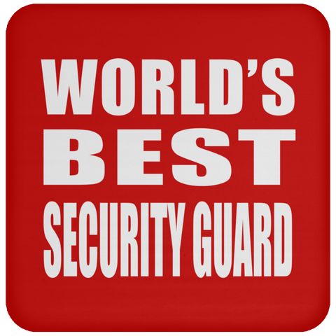 World's Best Security Guard - Drink Coaster
