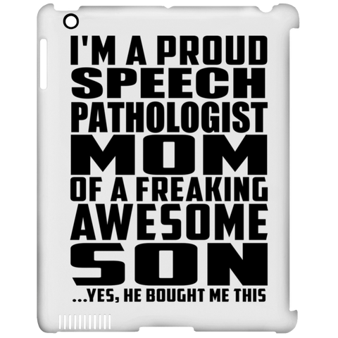 I'm A Proud Speech Pathologist Mom Of A Freaking Awesome Son, He Bought Me This iPad Clip Case