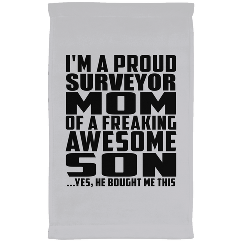 I'm A Proud Surveyor Mom Of A Freaking Awesome Son, He Bought Me This SUBTWL1118 Kitchen Towel