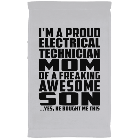 I'm A Proud Electrical Technician Mom Of A Freaking Awesome Son, He Bought Me This SUBTWL1118 Kitchen Towel