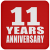 11 Years Anniversary - Drink Coaster