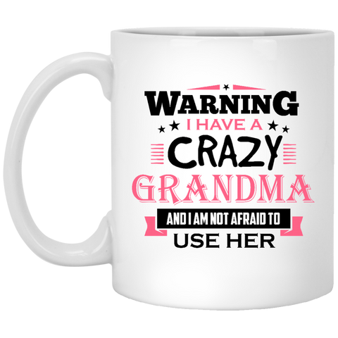 Crazy 1  XP8434 11 oz. White Mug