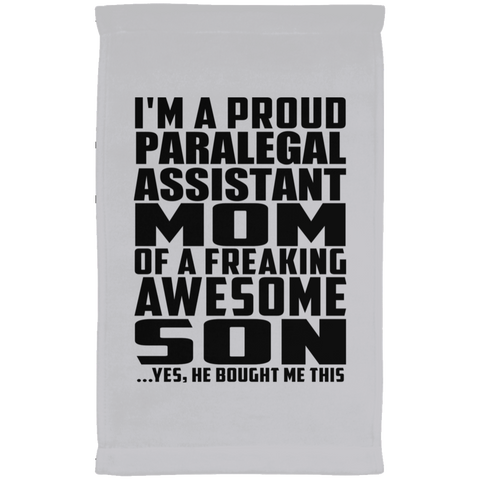 I'm A Proud Paralegal Assistant Mom Of A Freaking Awesome Son, He Bought Me This SUBTWL1118 Kitchen Towel