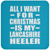 All I Want For Christmas Is My Lancashire Heeler - Coaster