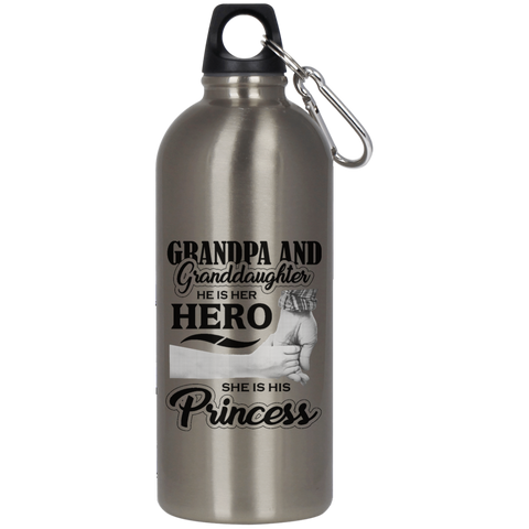 Hero 1  23624 Stainless Steel Silver Water Bottle