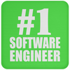 Number One #1 Software Engineer - Drink Coaster