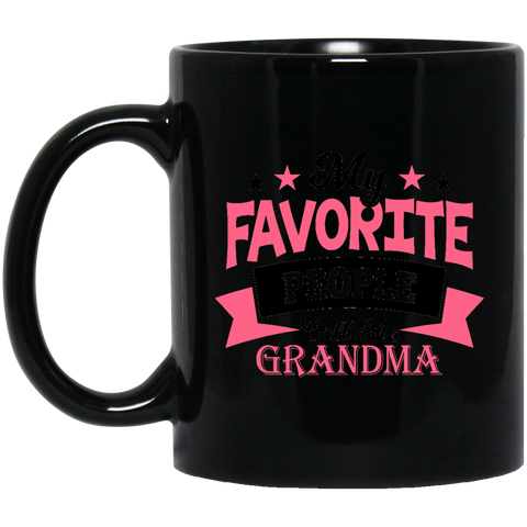 Favorite Grandma  Black Mug