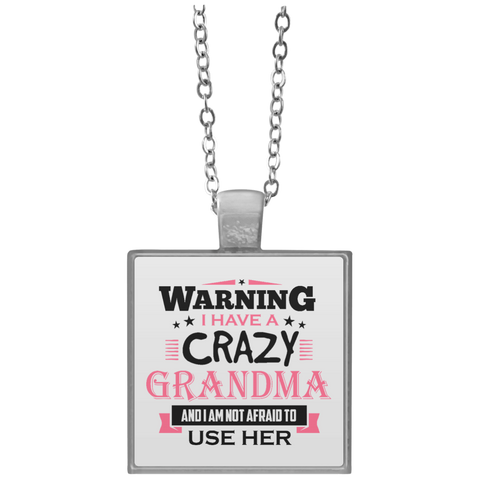 Crazy 1  UN4684 Square Necklace