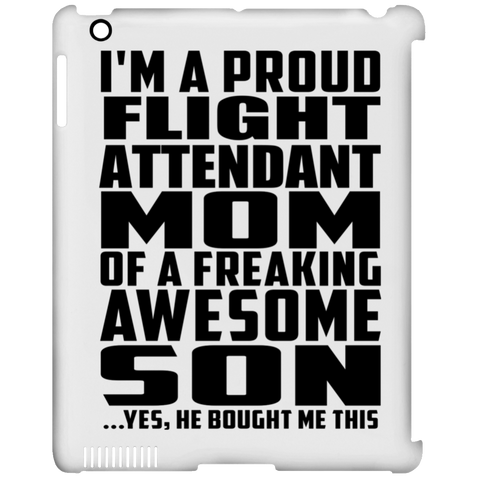 I'm A Proud Flight Attendant Mom Of A Freaking Awesome Son, He Bought Me This iPad Clip Case