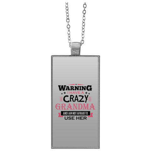 Crazy 1  UN4682 Rectangle Necklace