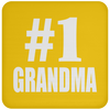 Number One #1 Grandma - Drink Coaster