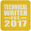 Technical Writer Established EST. 2017 - Drink Coaster