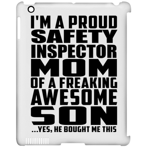 I'm A Proud Safety Inspector Mom Of A Freaking Awesome Son, He Bought Me This iPad Clip Case