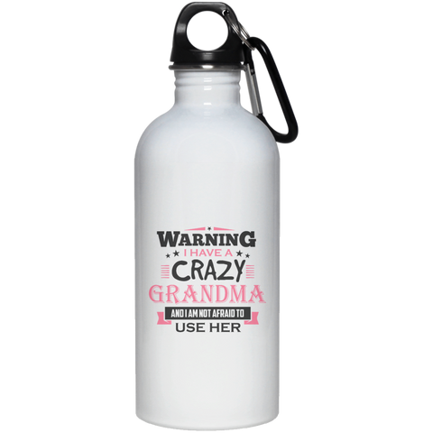 Crazy 1  23663 20 oz. Stainless Steel Water Bottle