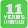 11 Years Anniversary - Drink Coaster