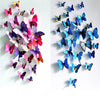 Free shipping 12pcs PVC 3d Butterfly wall decor cute Butterflies wall stickers art Decals home Decoration - Free + Shipping