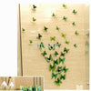 Free shipping 12pcs PVC 3d Butterfly wall decor cute Butterflies wall stickers art Decals home Decoration