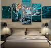 Frame 5 Panels Painting For Living Room Decor Decor Modular High Quality Pictures Wall Pictures For living room