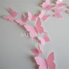 Free shipping 12pcs PVC 3d Butterfly wall decor cute Butterflies wall stickers art Decals home Decoration - Free + Shipping