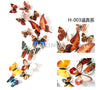 Free shipping 12pcs PVC 3d Butterfly wall decor cute Butterflies wall stickers art Decals home Decoration - Free + Shipping